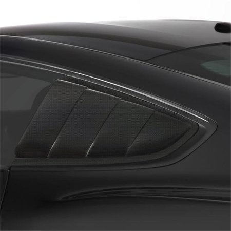 GT STYLING GT Styling GT4813X Louvered Quarter Window Covers for 2015-2020 Ford Mustang G49-GT4813X